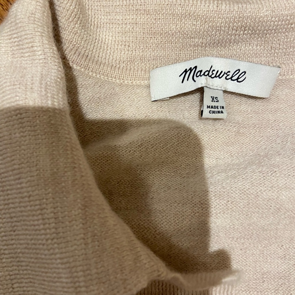 Cream Polo Sweater